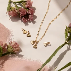 Cleo Initial Heart Charm Add Dainty + Minimalist