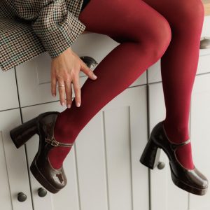 Luxury Leather High Heel Sandals Elegant Chunky Heels