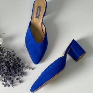 Leopard Mules Women Unique Handmade Slip Shoes Barefoot