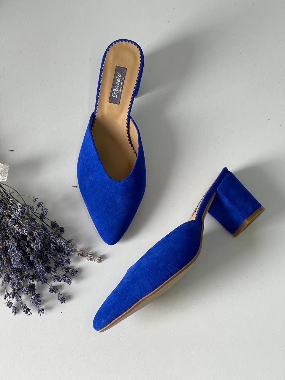 Leopard Mules Women Unique Handmade Slip Shoes Barefoot