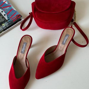 Leopard Mules Women Unique Handmade Slip Shoes Barefoot