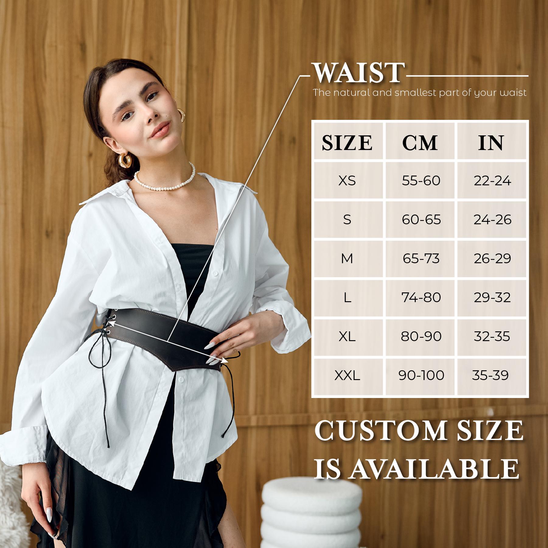 Leather Knot Belt Genuine Waist Wrap Self Tie