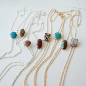 Ready To Ship Bolo Tie Necklaces With Stones